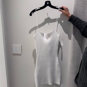 ALEXANDER WANG
crystal-embellished minidress